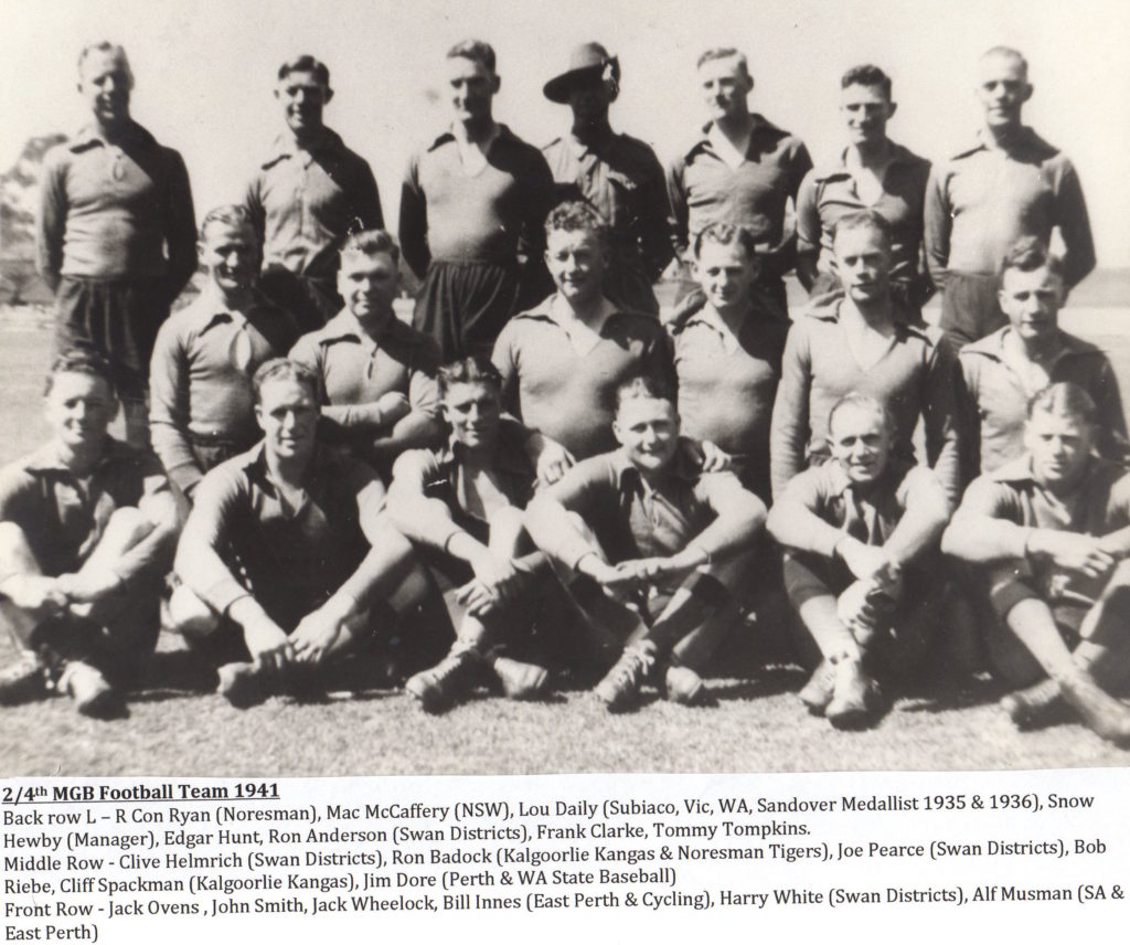 2nd4th MGB Football team 1941